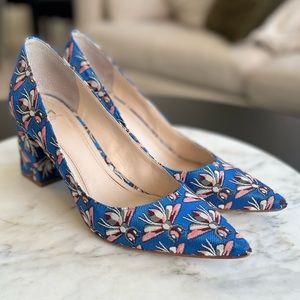 Marc Fisher Blue Bumblebee Heel